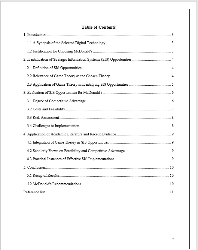 BSS059-6 Strategic Information Systems (SIS) Opportunities Sample Paper-1