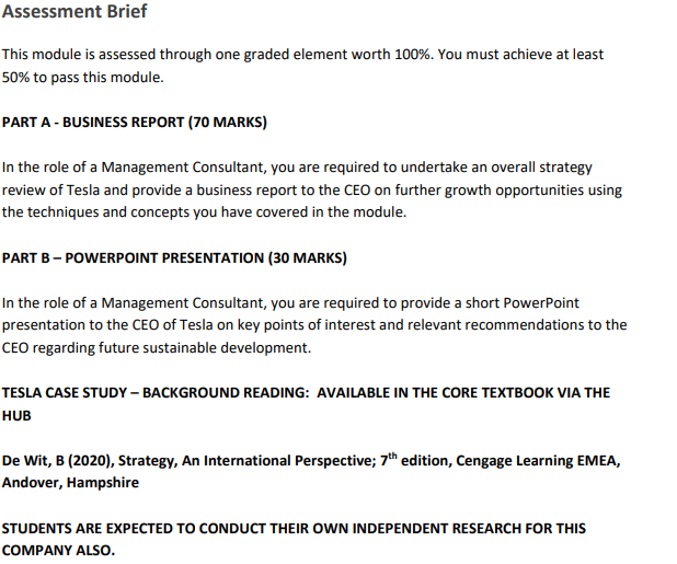 Global Strategy and Sustainability Assignment Sample Paper-2