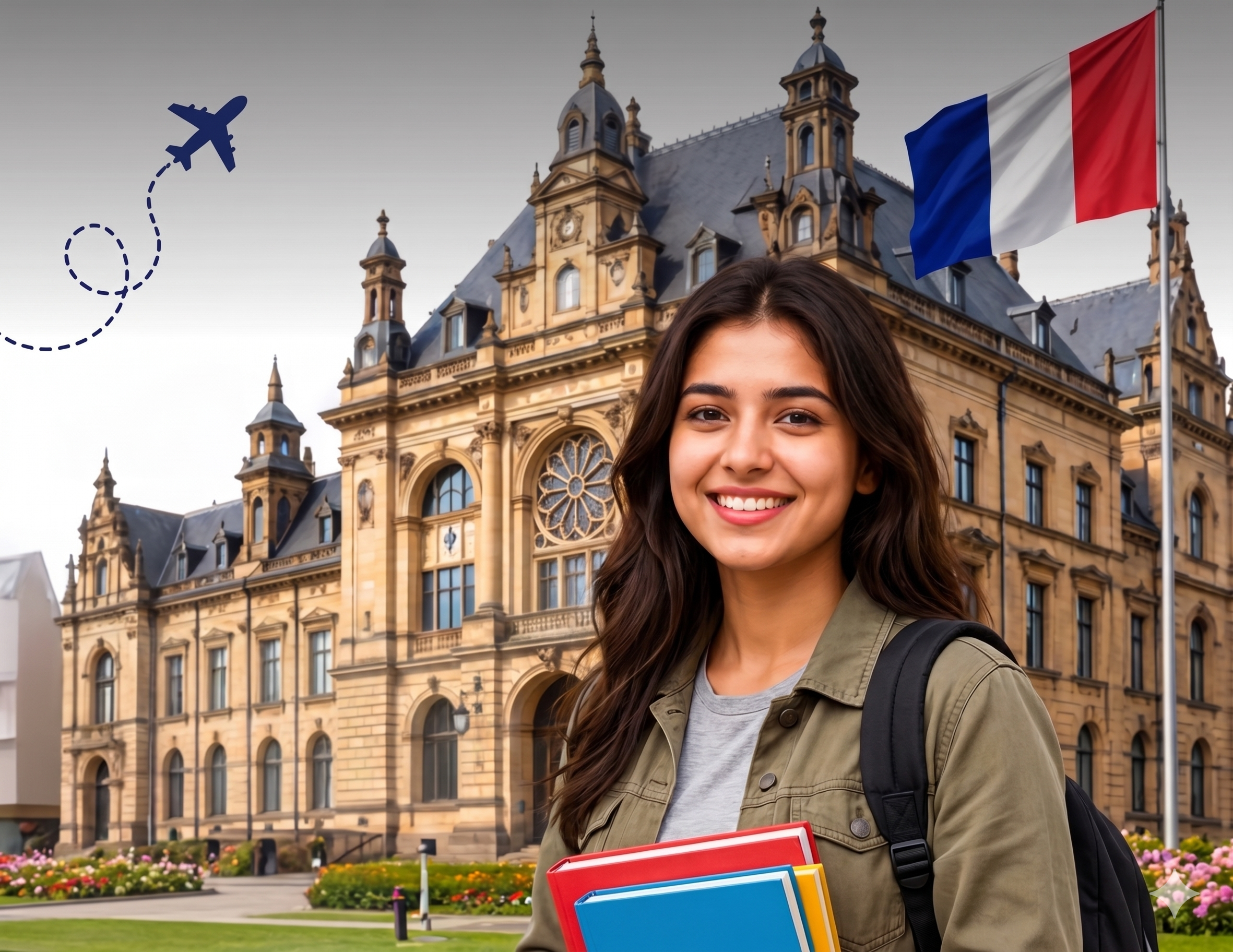 Student studying in Germany